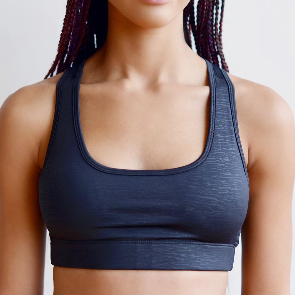 ZYIA BLACK BOMBER BRA